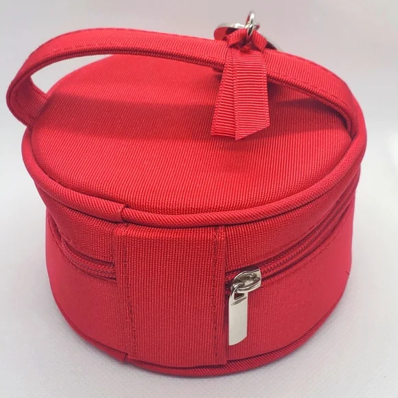 CAROLINA HERRERA - small pouch -cosmetic /jewelry case - zipper all around NWT - Picture 2 of 8